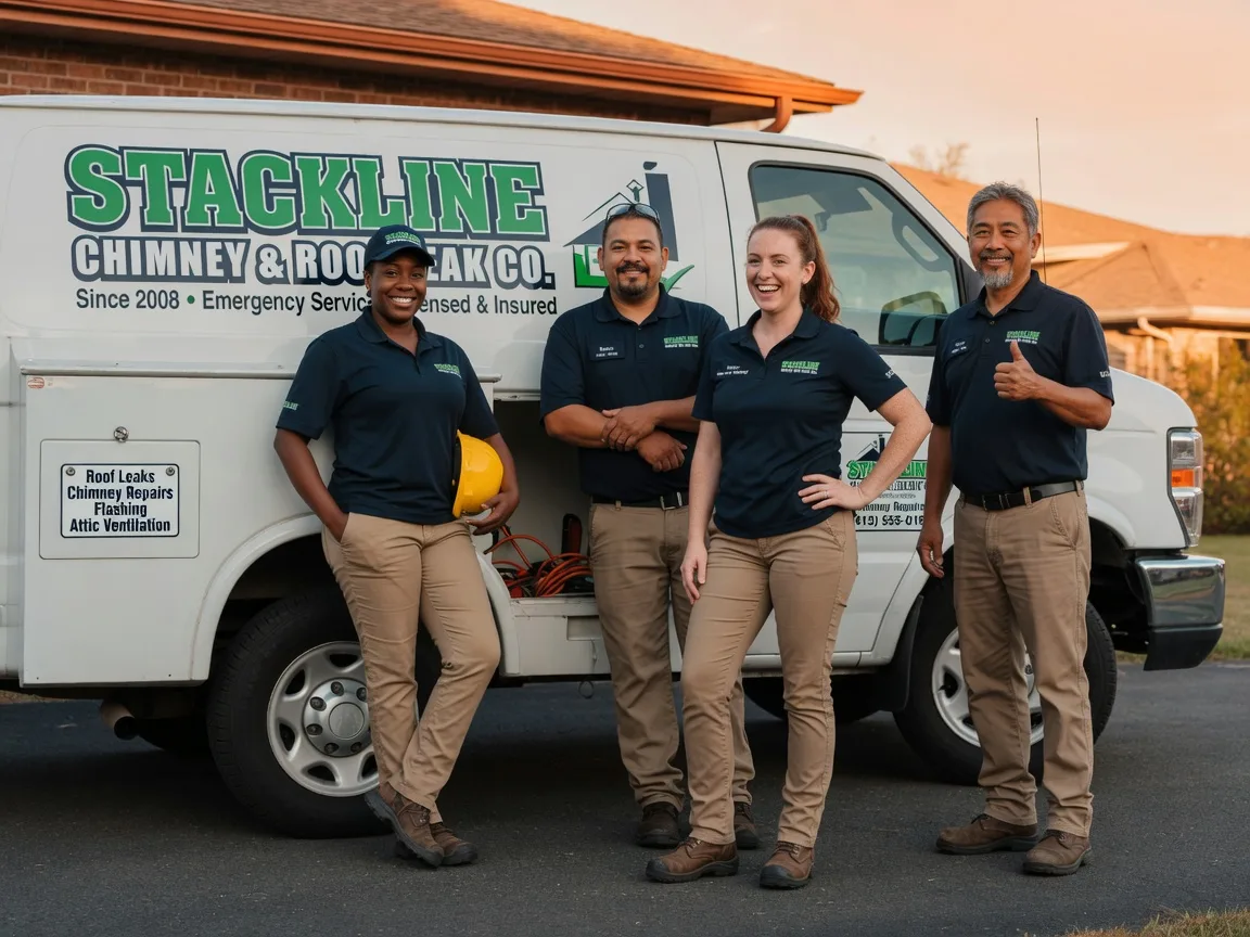Chimney flashing repair company in Weaverville, CA